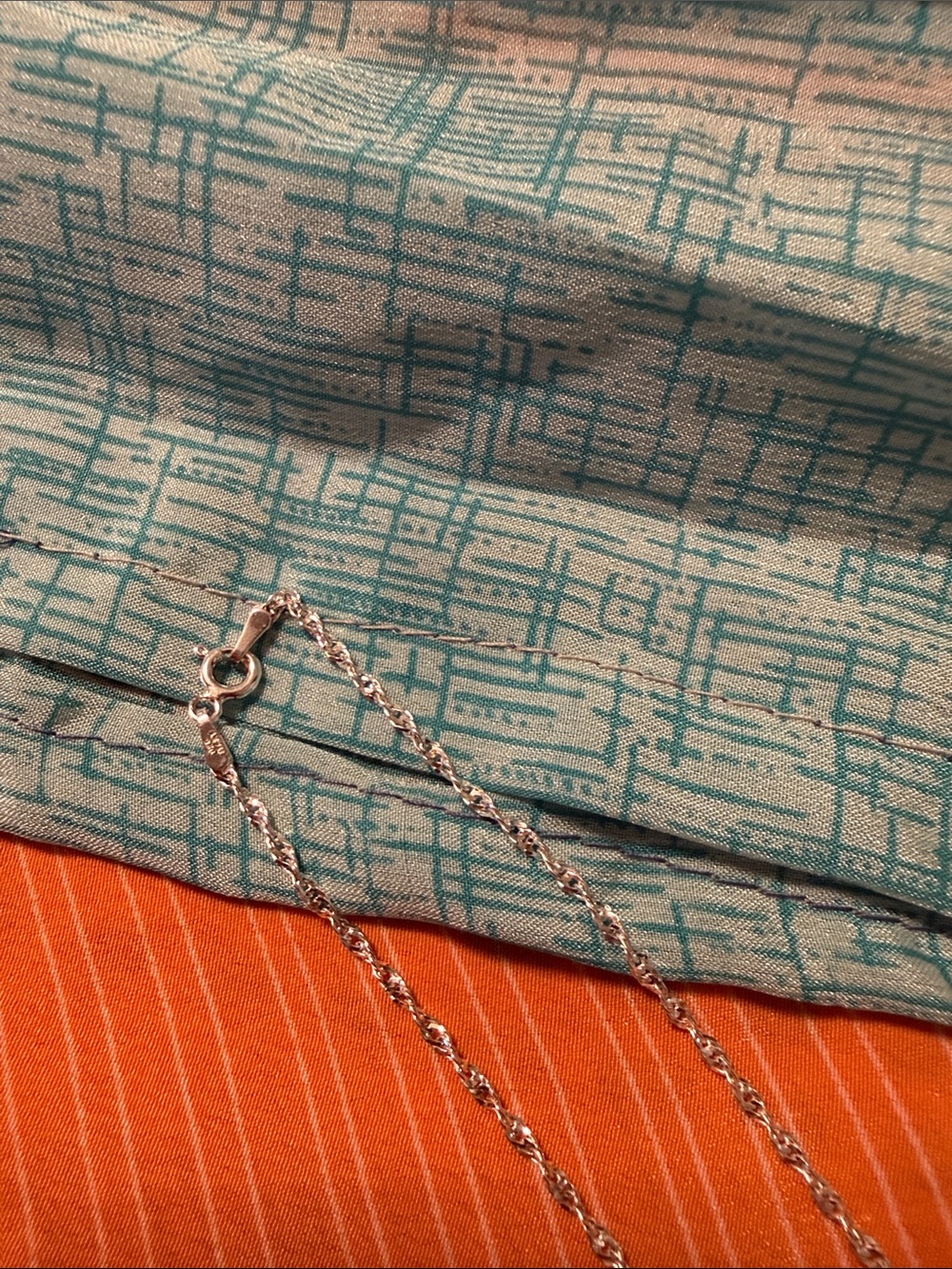 Delicate Sterling Silver Chain Necklace